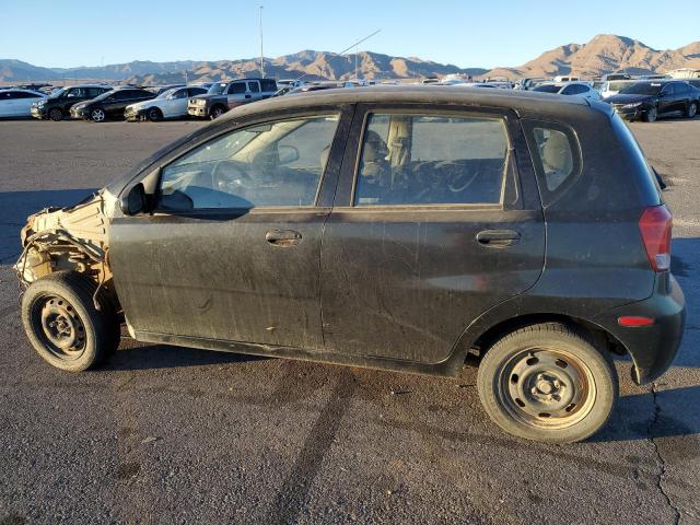 CHEVROLET AVEO BASE 2006 black  gas KL1TD666X6B536619 photo #3