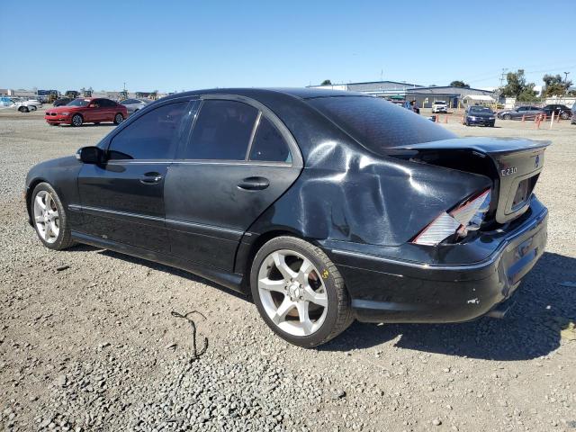 MERCEDES-BENZ C230 2007 black  gas WDBRF52H17F891184 photo #3