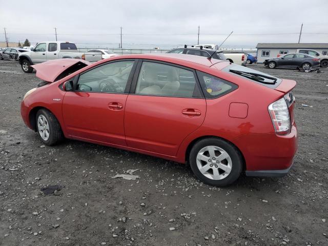 TOYOTA PRIUS 2007 red  hybrid engine JTDKB20U473254367 photo #3