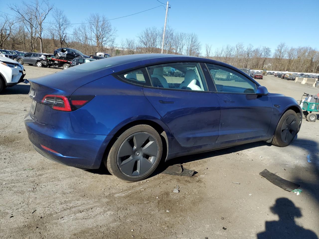 Lot #3034280087 2021 TESLA MODEL 3