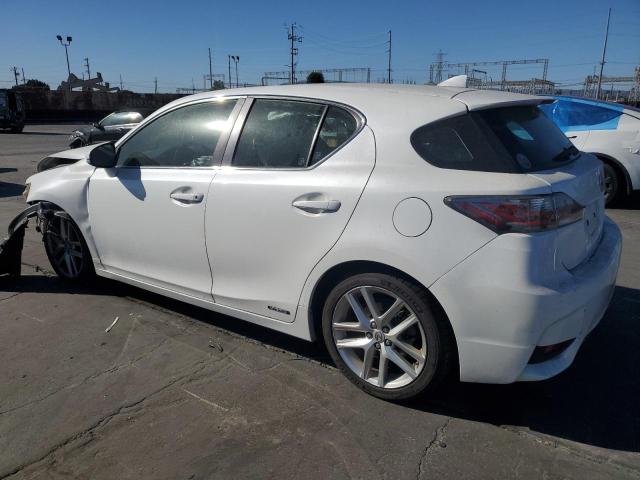 LEXUS CT 200 2014 white  hybrid engine JTHKD5BH3E2185670 photo #3