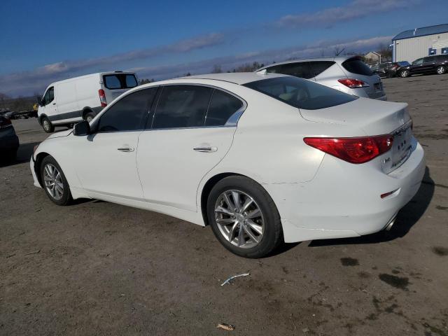 INFINITI Q50 BASE 2015 white  gas JN1BV7AR8FM411909 photo #3