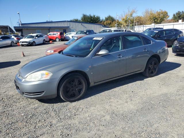 CHEVROLET IMPALA LS 2008 gray sedan 4d flexible fuel 2G1WB58K681341063 photo #1