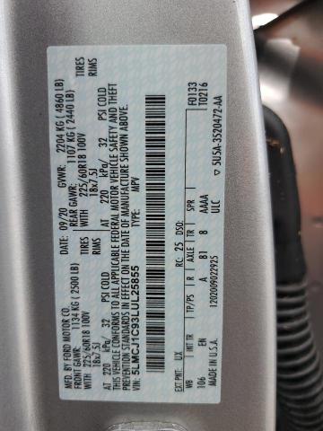 2020 LINCOLN CORSAIR - 5LMCJ1C93LUL25855