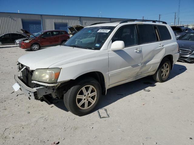 TOYOTA HIGHLANDER 2004 white  gas JTEGD21A640091945 photo #1