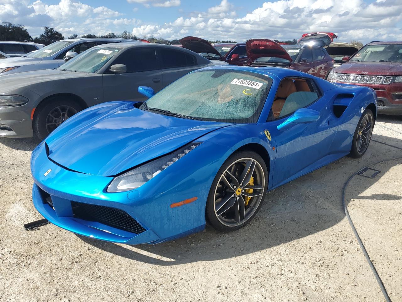  Salvage Ferrari 488 Spider