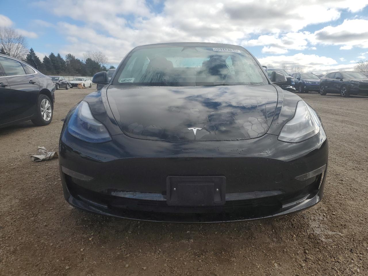 Lot #3020834683 2022 TESLA MODEL 3