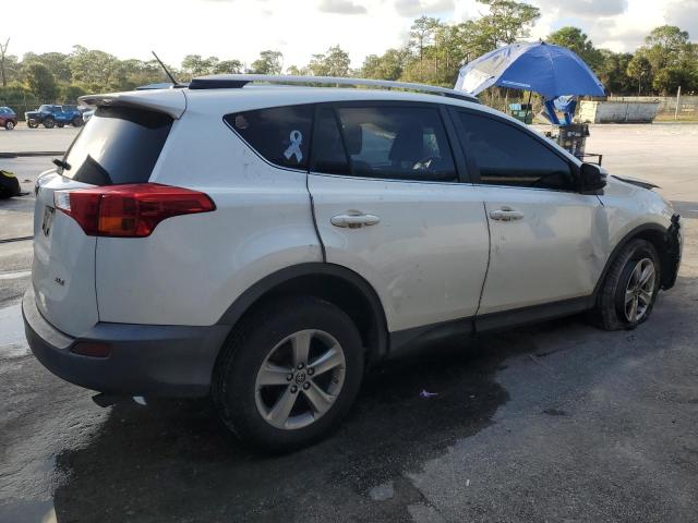 TOYOTA RAV4 XLE 2015 white  gas JTMWFREV7FJ054450 photo #4