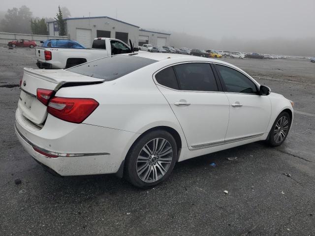 KIA CADENZA PR 2014 white  gas KNALN4D71E5160571 photo #4