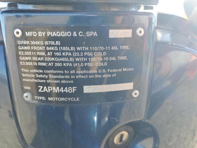 2009 VESPA LX 150 ZAPM448F795015101