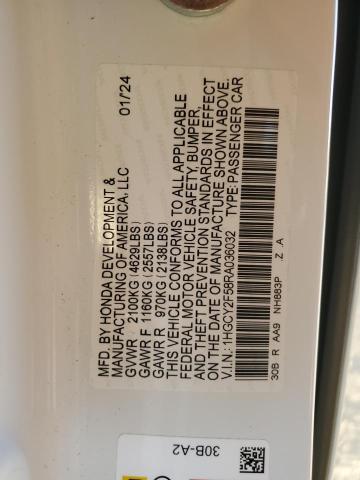 2024 HONDA ACCORD HYB - 1HGCY2F58RA036032