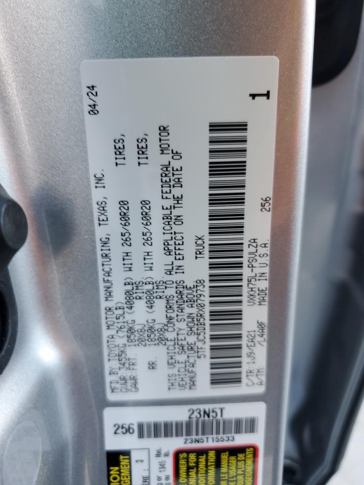 Lot #2996181406 2024 TOYOTA TUNDRA CRE