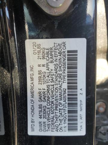 2020 HONDA ACCORD SPO - 1HGCV1F37LA057642