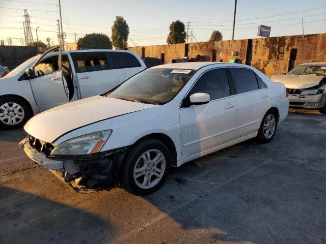 HONDA ACCORD SE 2006 white  gas 1HGCM56386A113960 photo #1