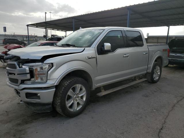 FORD F150 SUPER 2019 silver  gas 1FTEW1E46KFA36488 photo #1