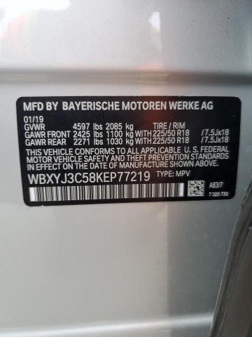 VIN WBXYJ3C58KEP77219 2019 BMW X2, Sdrive28I no.13