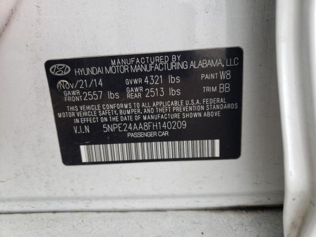2015 HYUNDAI SONATA ECO - 5NPE24AA8FH140209