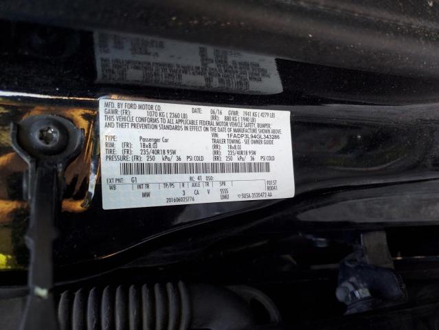 2016 FORD FOCUS ST - 1FADP3L94GL343286