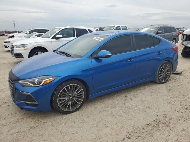 HYUNDAI ELANTRA SP 2018 blue  gas KMHD04LB5JU657775 photo #1