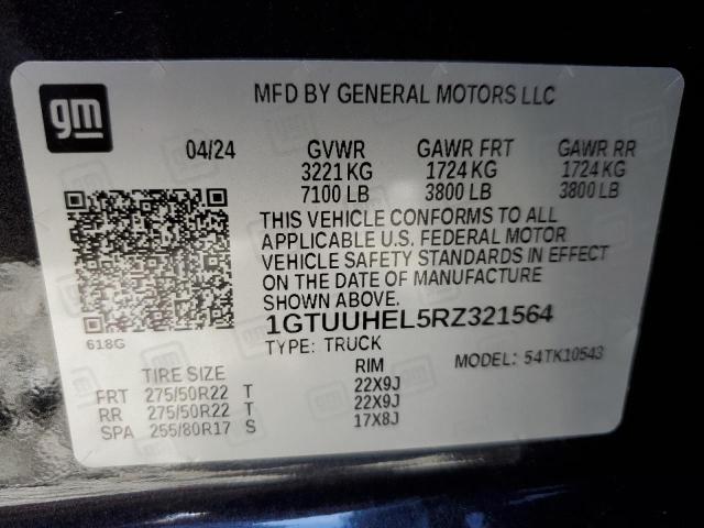 2024 GMC SIERRA K15 - 1GTUUHEL5RZ321564