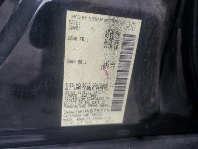 2015 NISSAN ALTIMA 2.5 - 1N4AL3AP5FN878775