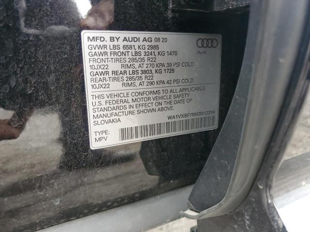 VIN WA1VXBF75MD012204 2021 AUDI Q7 no.14