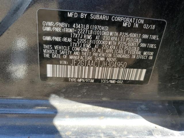 2018 SUBARU CROSSTREK - JF2GTAAC1JH304950