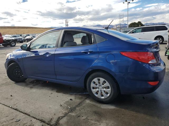 HYUNDAI ACCENT GLS 2015 blue  gas KMHCT4AE2FU817960 photo #3