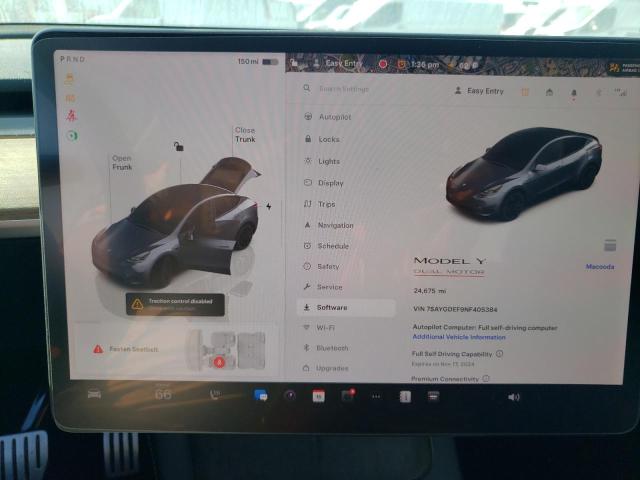 2022 TESLA MODEL Y - 7SAYGDEF9NF405384