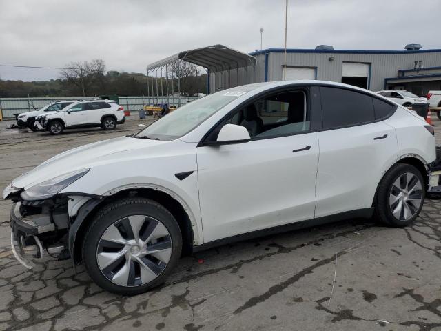 TESLA MODEL Y 2021 white  electric 5YJYGDEE1MF245536 photo #1