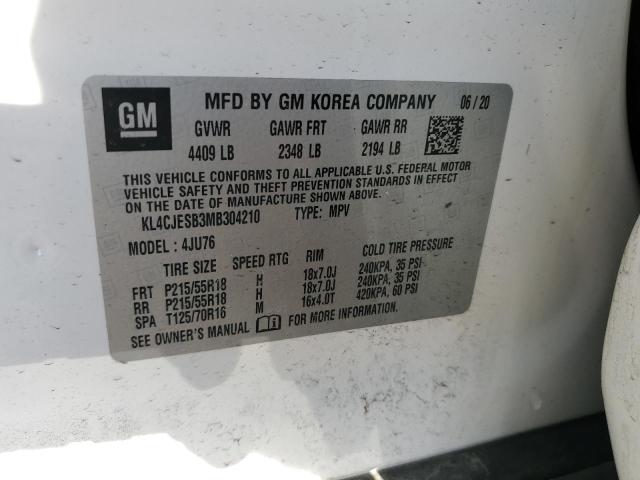 2021 BUICK ENCORE PRE KL4CJESB3MB304210
