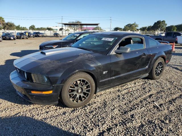 FORD MUSTANG GT 2006 black  gas 1ZVFT82H365226738 photo #1