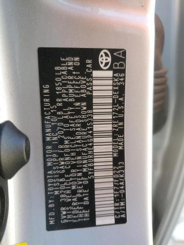 2016 TOYOTA COROLLA L - 5YFBURHE4GP415338