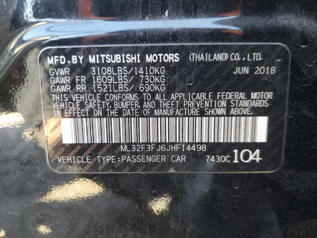 2018 MITSUBISHI MIRAGE G4 - ML32F3FJ6JHF14498
