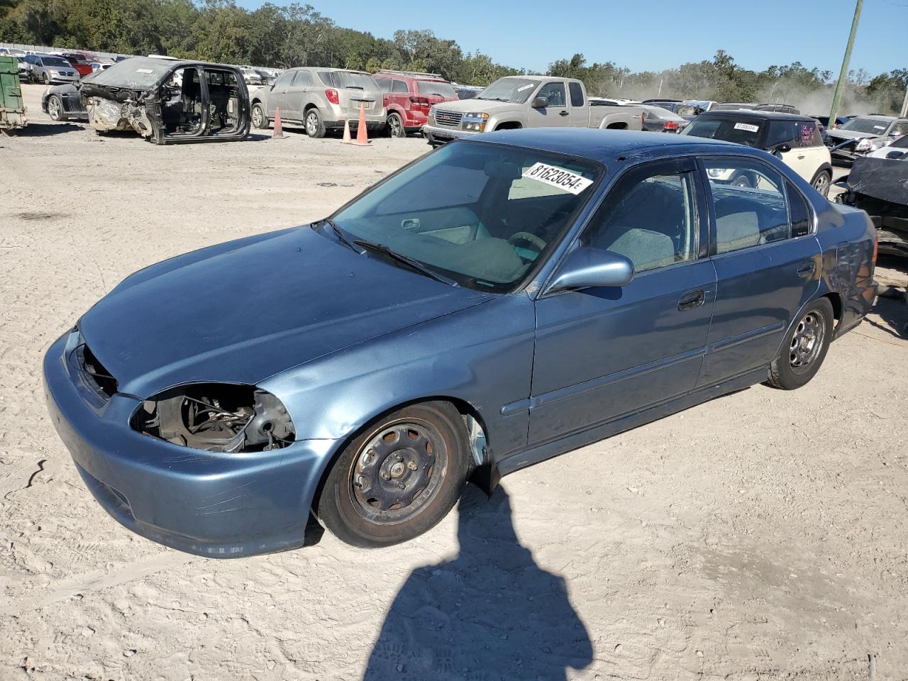 Lot #3024939456 1997 HONDA CIVIC LX