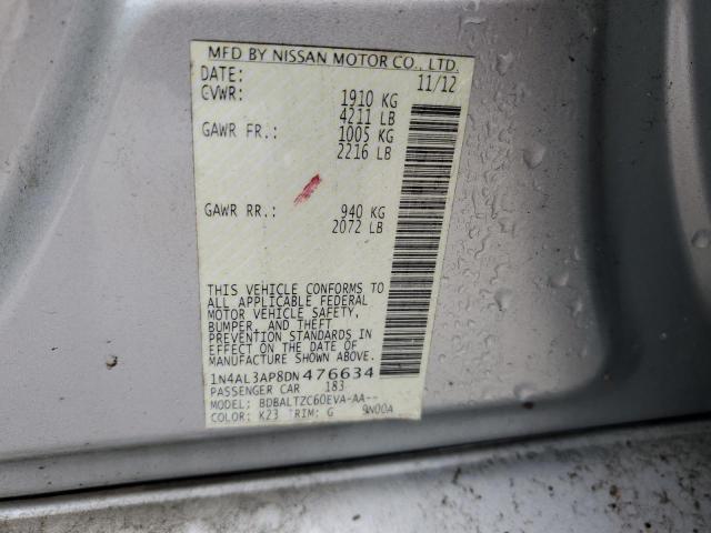 2013 NISSAN ALTIMA 2.5 - 1N4AL3AP8DN476634