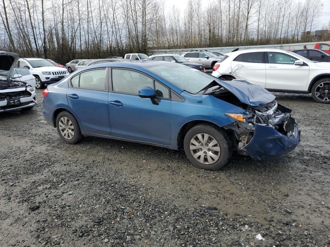 Lot #2989373741 2012 HONDA CIVIC LX