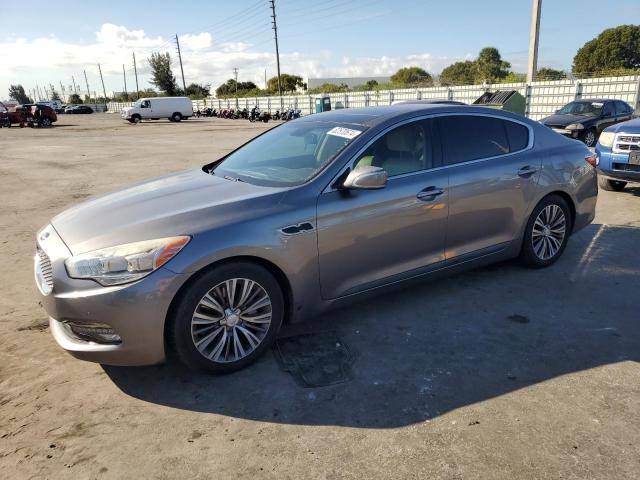 KIA K900 2016 gray  gas KNALU4D3XG6031483 photo #1