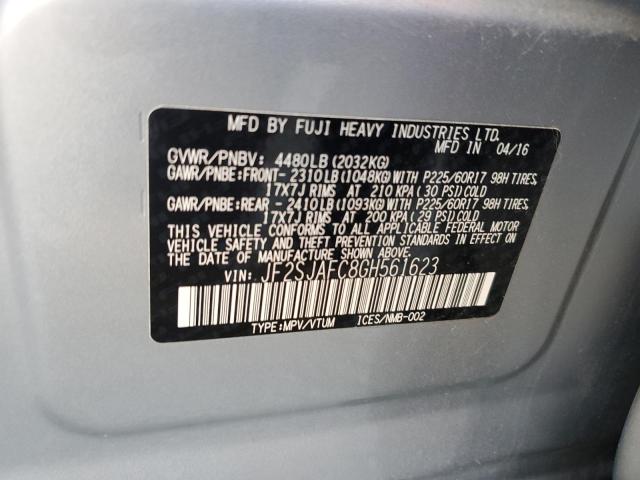 VIN JF2SJAFC8GH561623 2016 Subaru Forester, 2.5I Pr... no.12