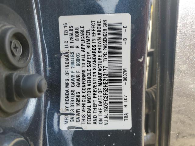 2017 HONDA CIVIC LX - 19XFC2F52HE213177