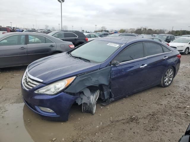 HYUNDAI SONATA SE 2012 blue sedan 4d gas 5NPEC4AB6CH453440 photo #1