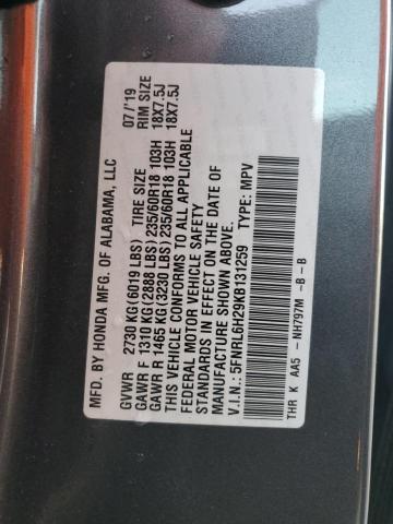 2019 HONDA ODYSSEY LX 5FNRL6H29KB131259