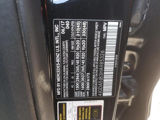 2017 MERCEDES-BENZ GLE 350 - 4JGDA5JB3HA985326