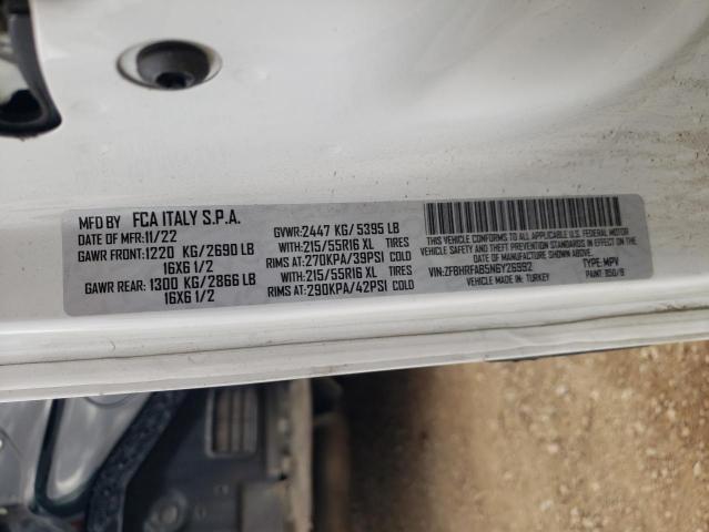 2022 RAM PROMASTER - ZFBHRFAB5N6Y26992