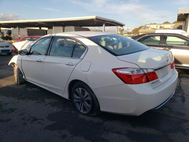 HONDA ACCORD LX 2015 white  gas 1HGCR2F30FA146435 photo #3