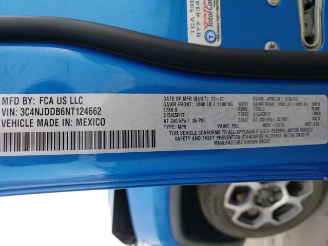 2022 JEEP COMPASS TR - 3C4NJDDB6NT124662