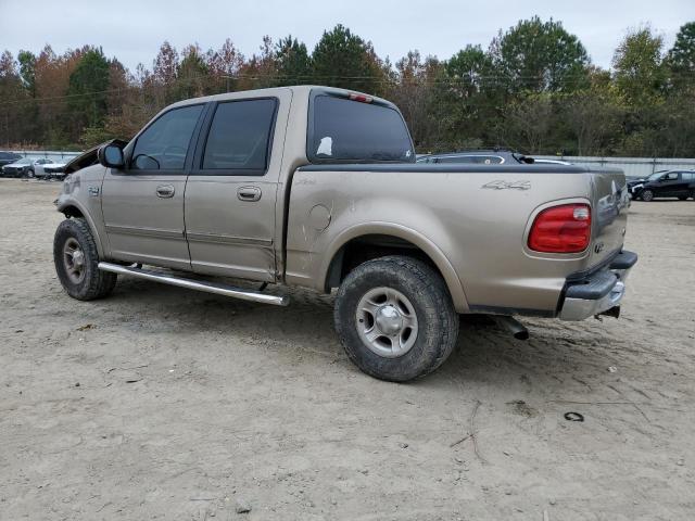 FORD F150 SUPER 2001 tan  gas 1FTRW08L31KF37486 photo #3