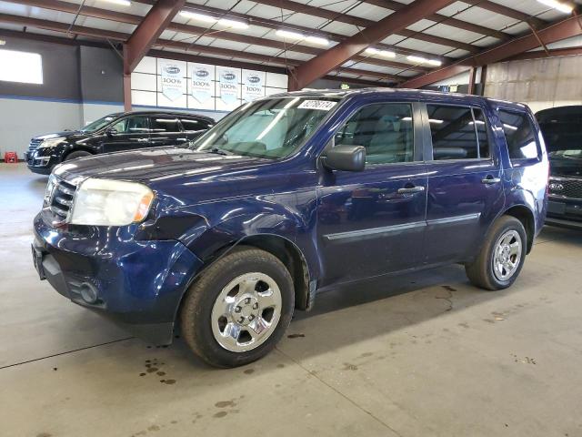 HONDA PILOT LX 2014 blue 4dr spor gas 5FNYF4H25EB007999 photo #1