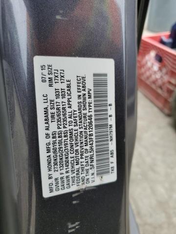 2015 HONDA ODYSSEY EX - 5FNRL5H43FB120646