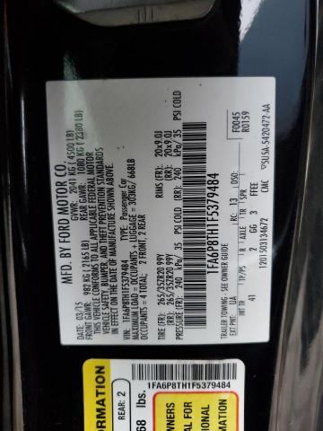 VIN 1FA6P8TH1F5379484 2015 FORD ALL MODELS no.13